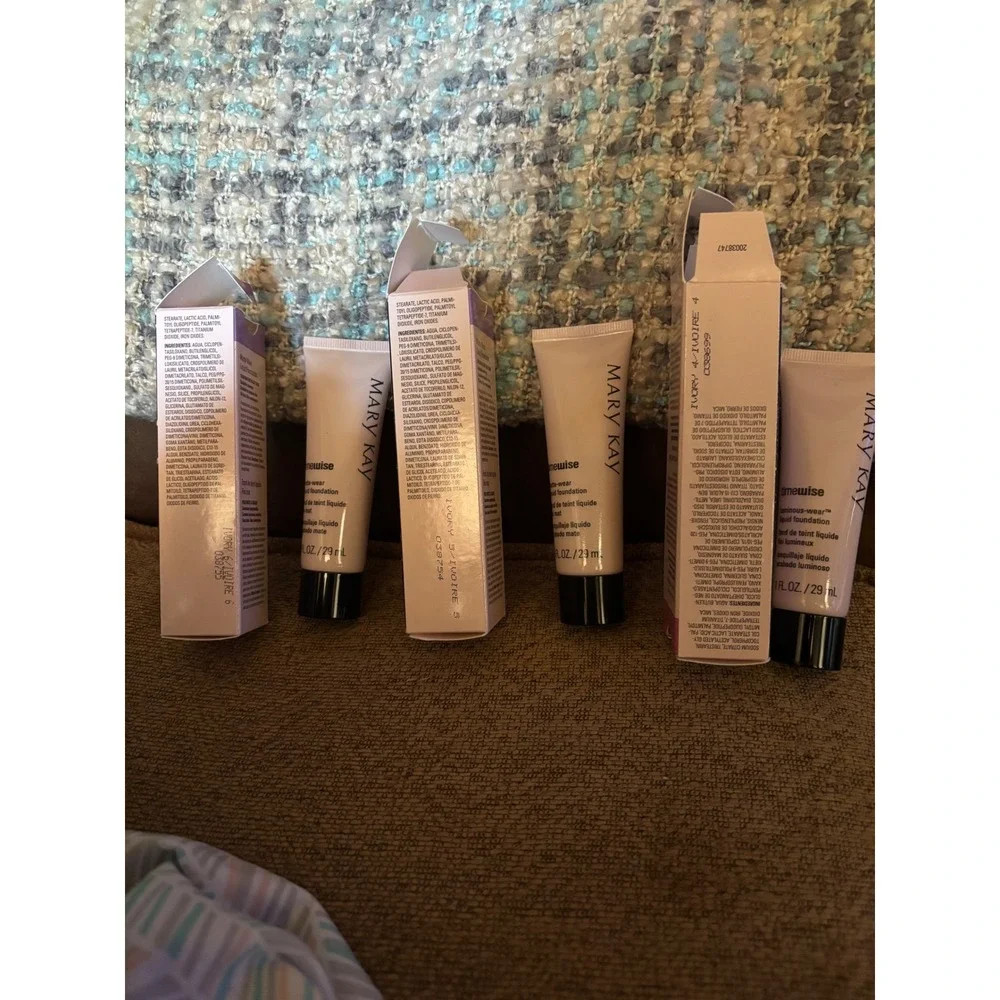 Mary Kay Timewise Foundation Lot 3 Ivory 4 Luminous 5 Matte 6 Matte 1oz NEW